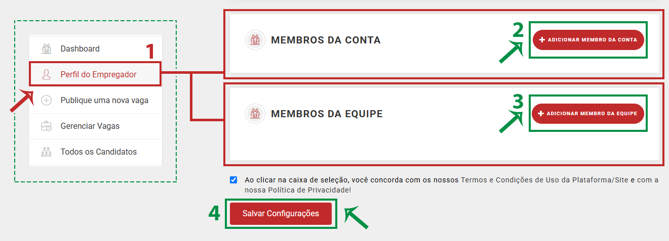 Adicionar membros